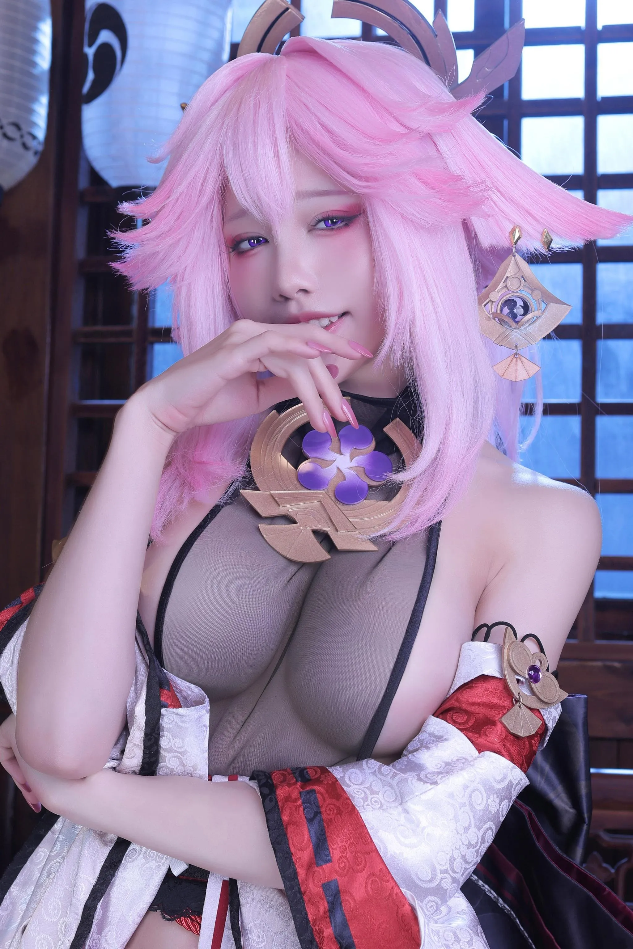 水淼Aqua – NO.128 新八重神子 [93P]插图5